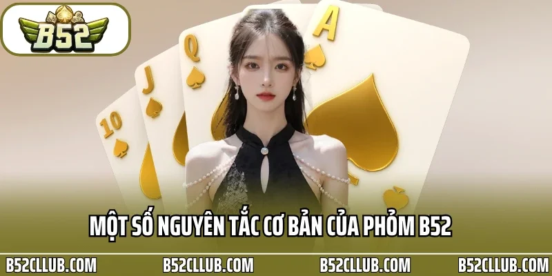 Một số nguyên tắc cơ bản của phỏm B52